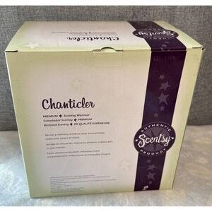 NEW Scentsy CHANTICLEER White Rooster Premium Wax Warmer "Chanticler" ERROR BOX